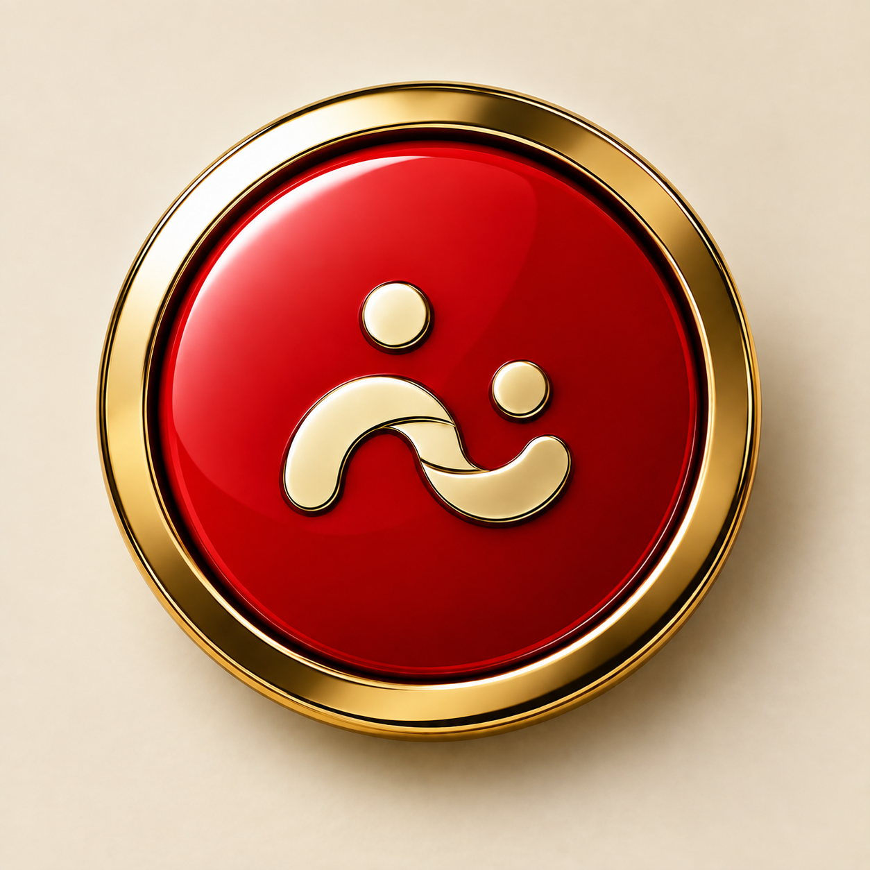 Red Aura pin concept for PRIVATE.