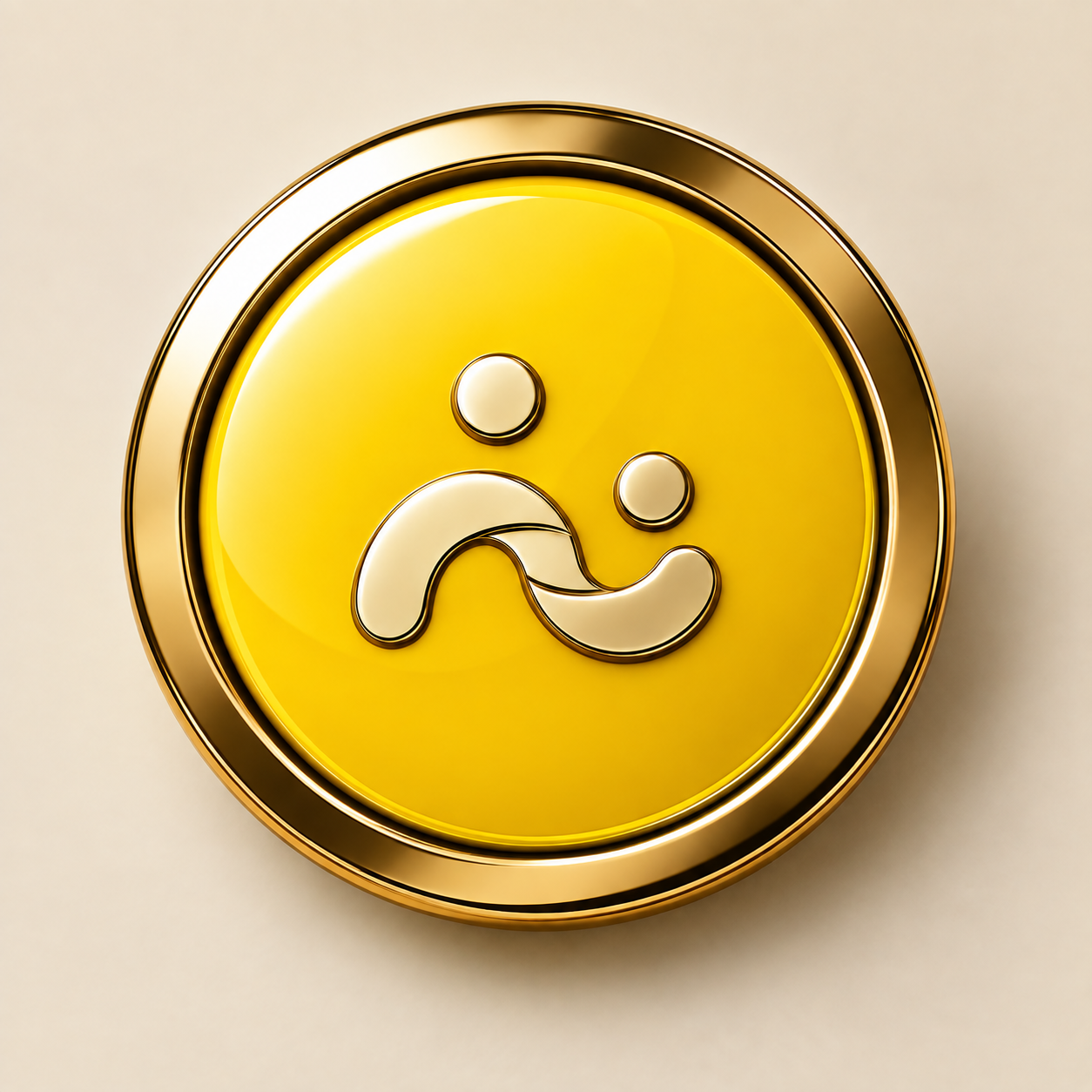 Yellow Aura pin concept for SOCIAL.