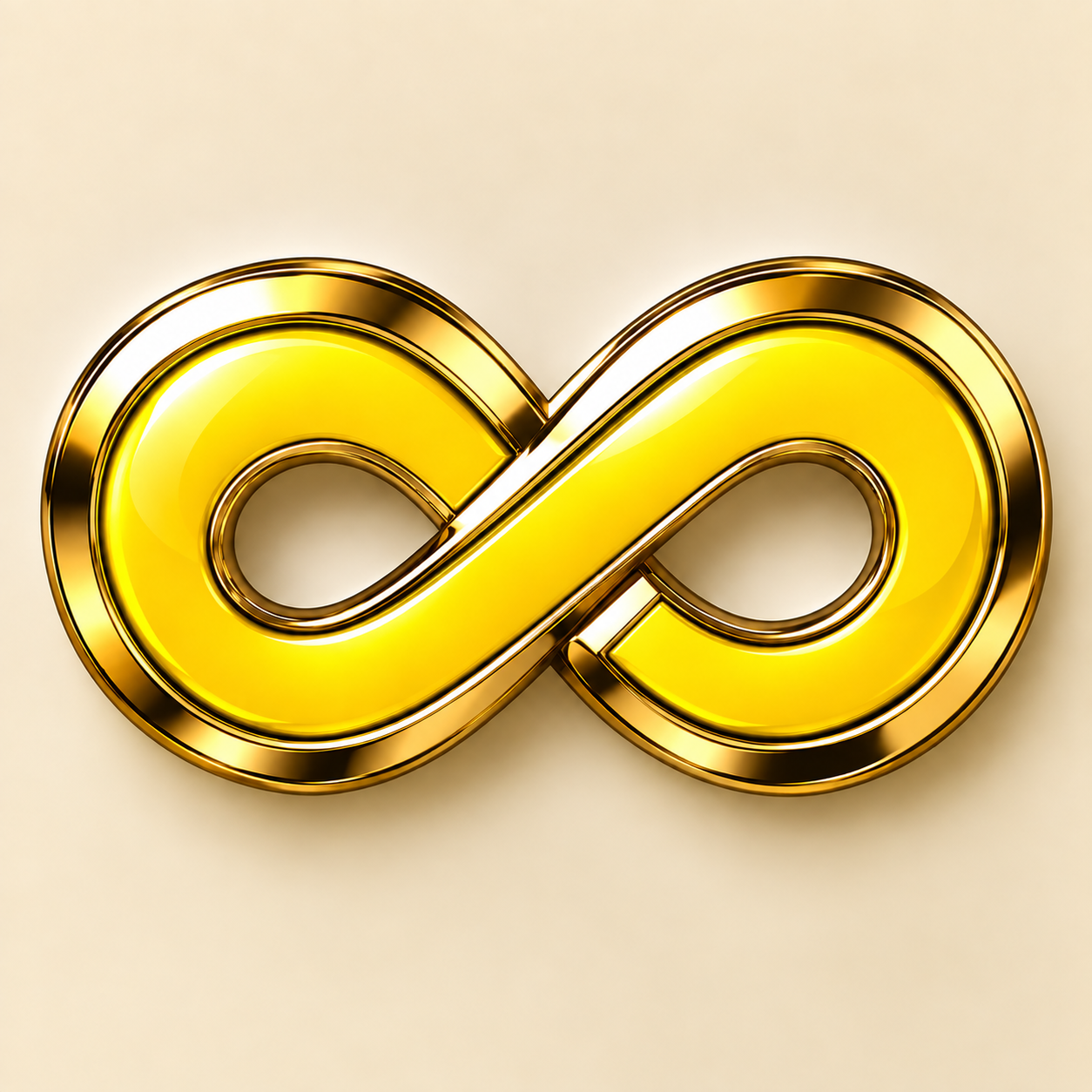 Yellow Infinity pin concept for SOCIAL.